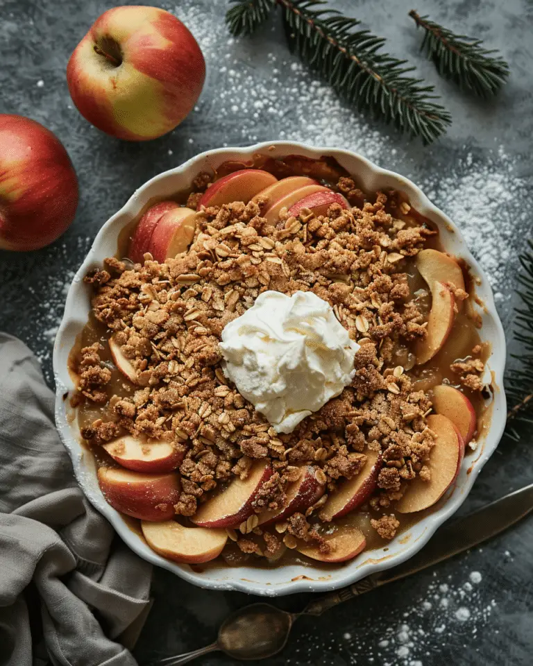 Healthy Apple Crisp