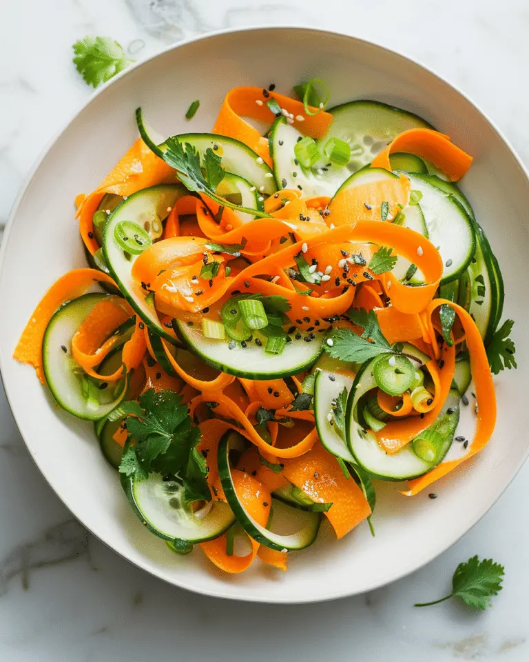 Carrot and Cucumber Salad Recipe