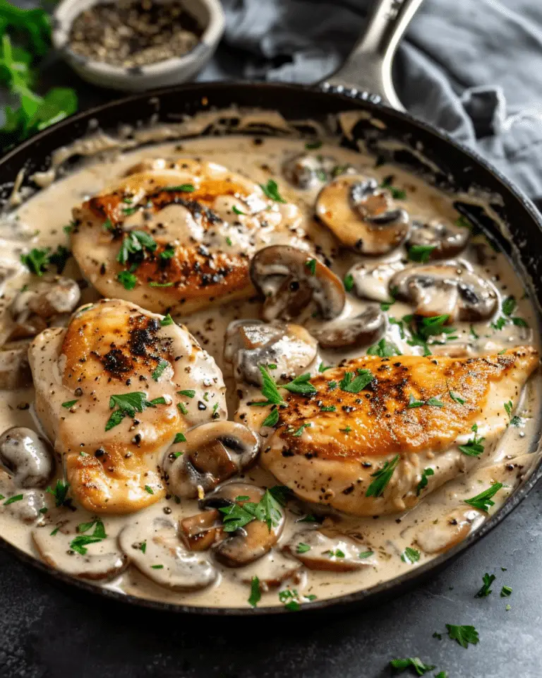Creamy Mushroom Chicken Skillet