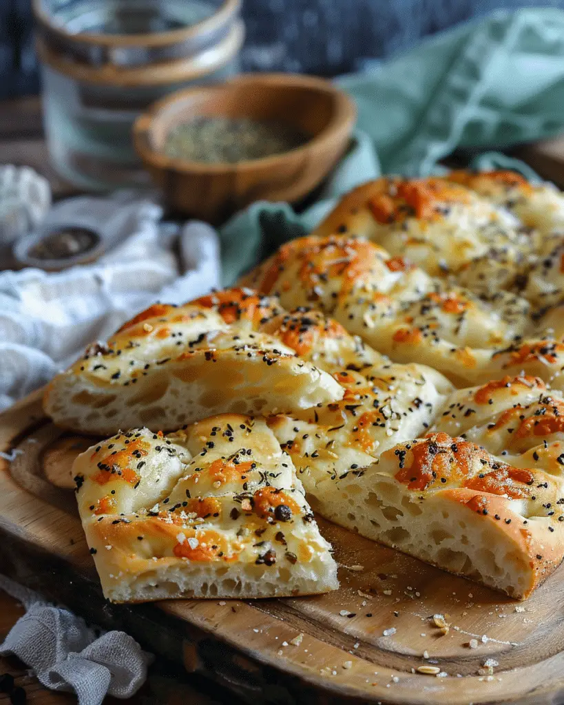 Black Pepper Focaccia (Easy No-Knead Recipe)