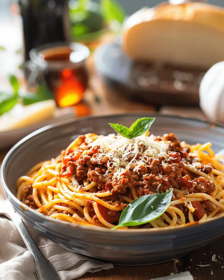 Easy Weeknight Bolognese Sauce