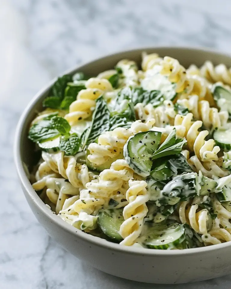 Green Goddess Pasta Salad (Creamy, Healthy, with Greek Yogurt)