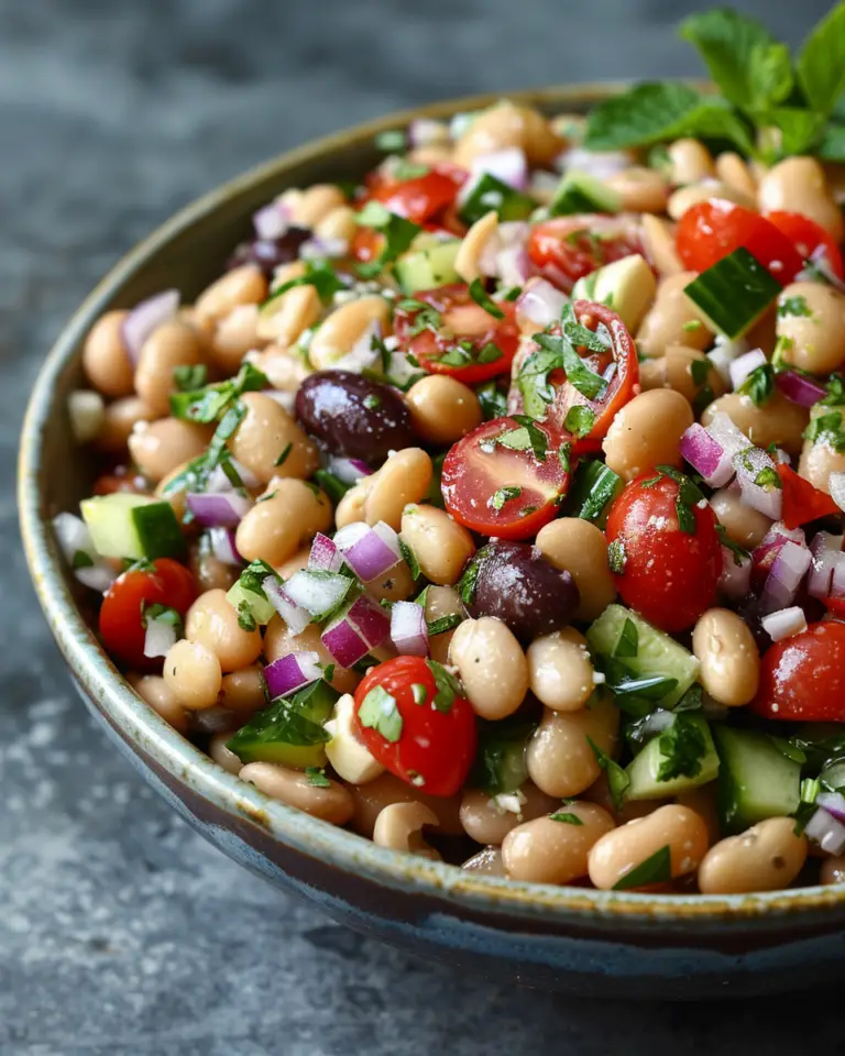 Mediterranean Bean Salad