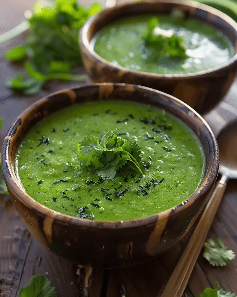 Cilantro Lemon Soup