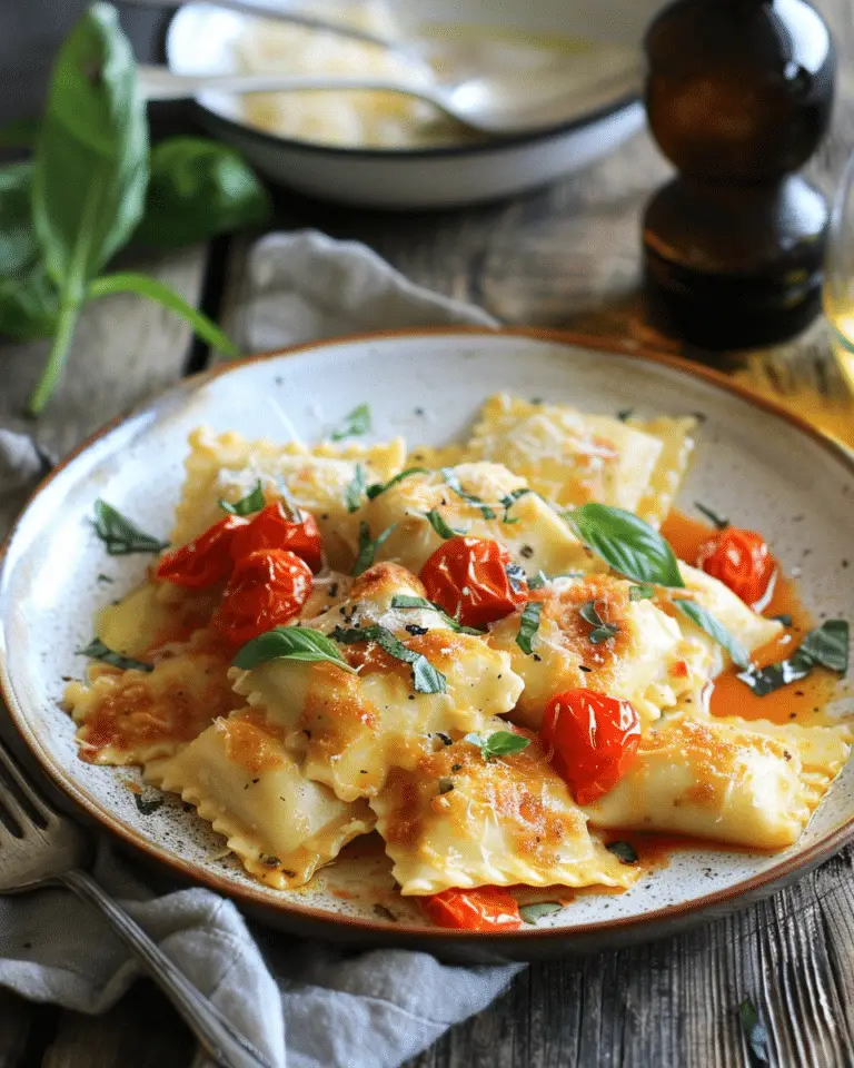 Tuscan Ravioli with Chicken