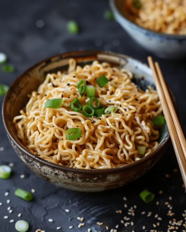 Peanut Butter Ramen Noodles