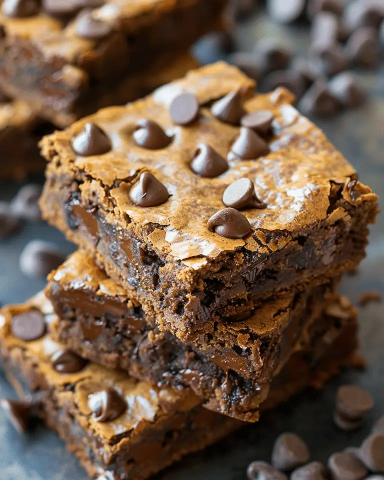 Eggless Chocolate Chip Cookie Brownies