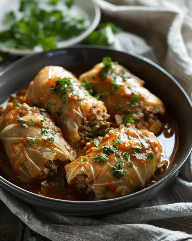Stovetop Unstuffed Cabbage Rolls