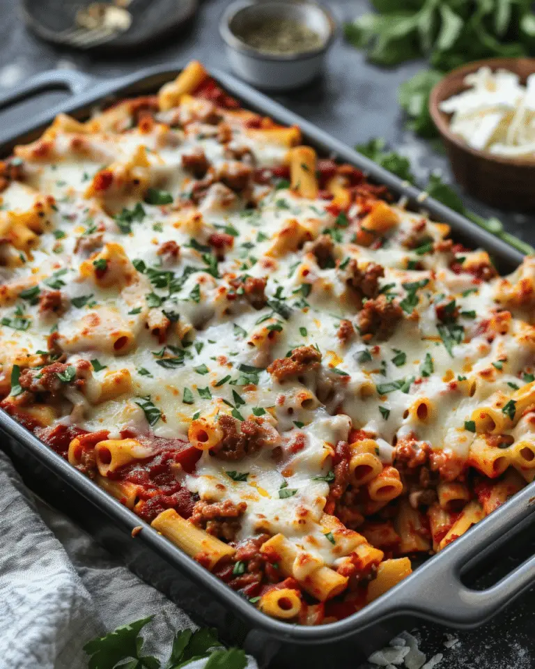 Easy Baked Ziti