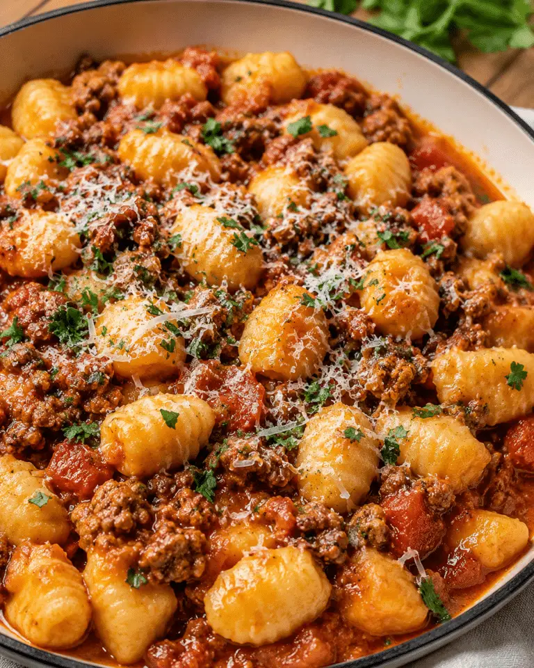 Ground Beef Gnocchi