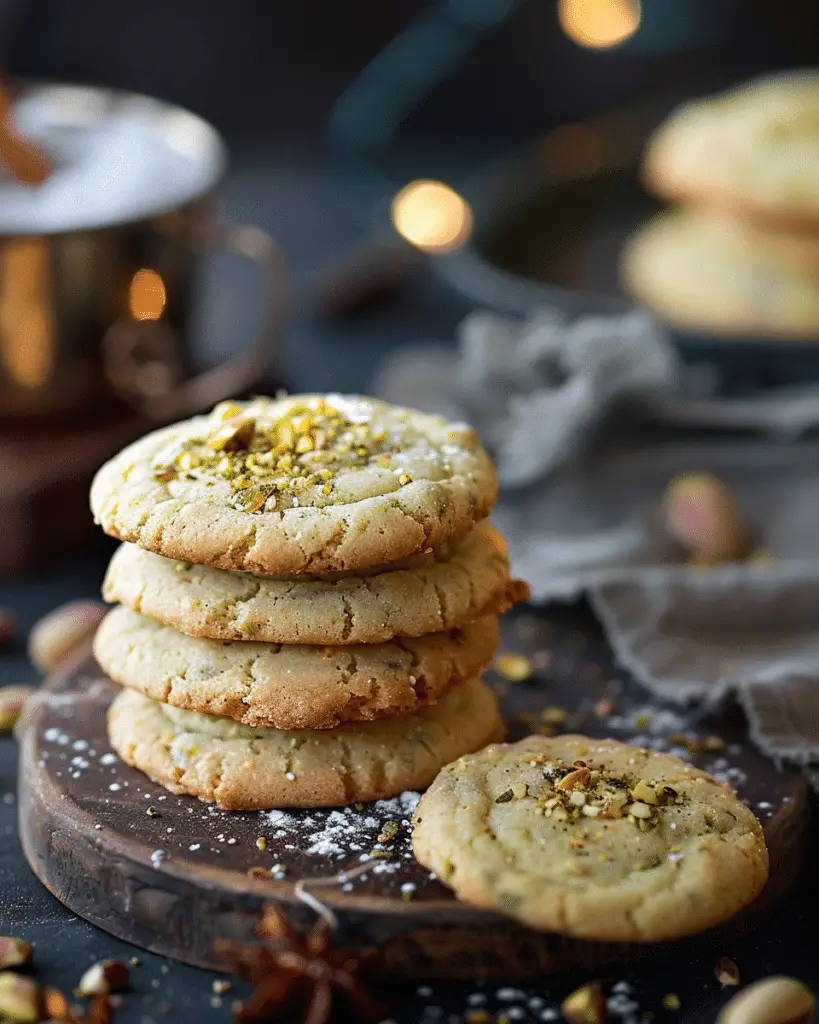 Soft Pistachio Cookies with Ricotta