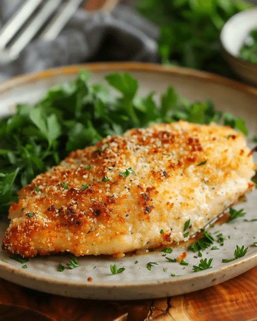Easy Parmesan Crusted Chicken