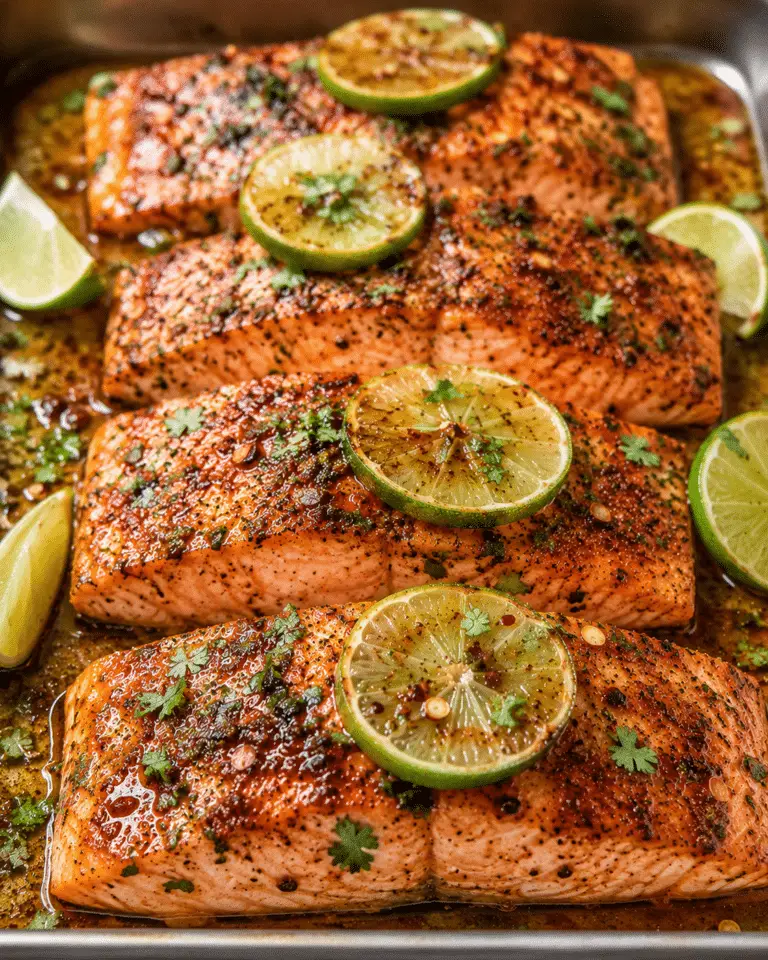 Baked Chili Lime Salmon
