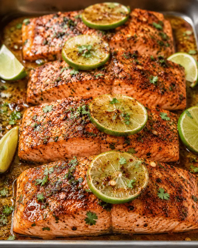 Baked Chili Lime Salmon