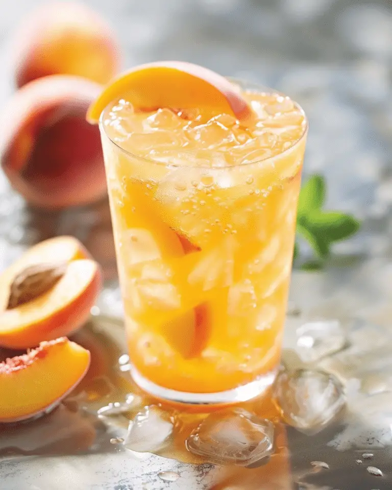 Easy Peach Lemonade