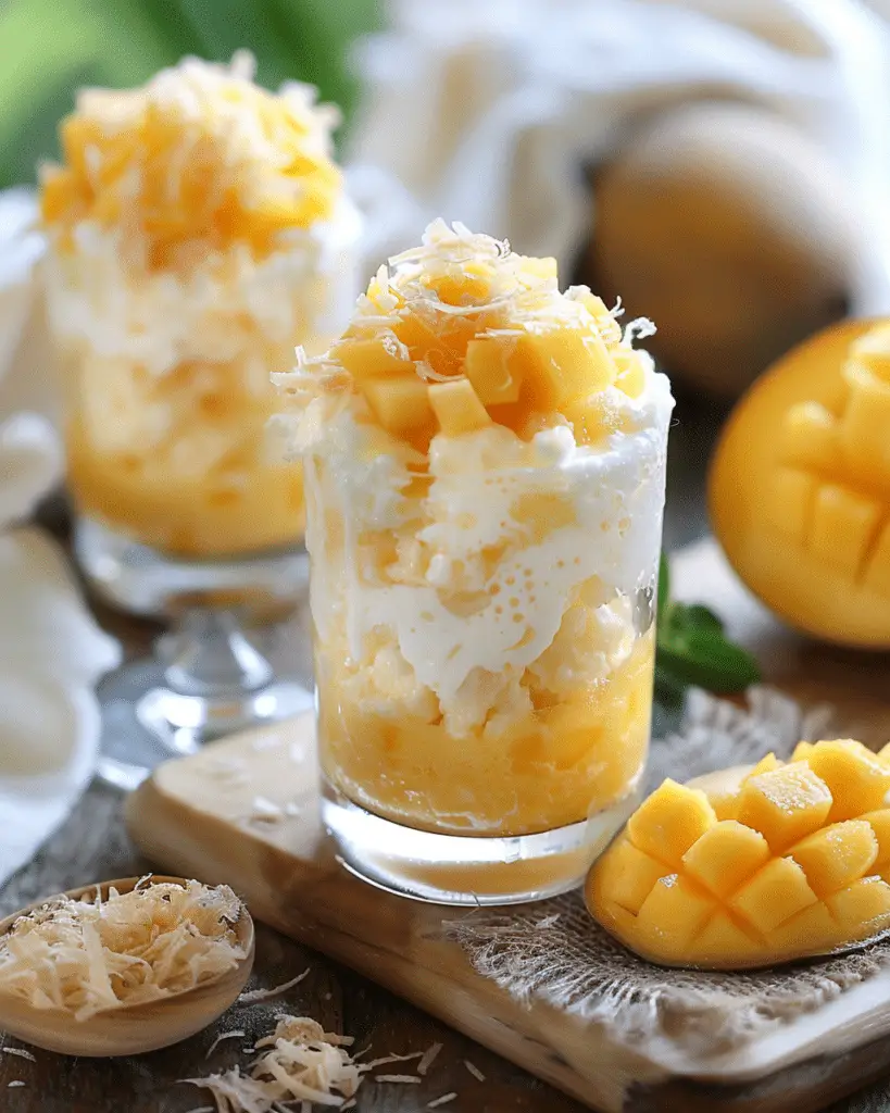 Mini Coco Mango Floats