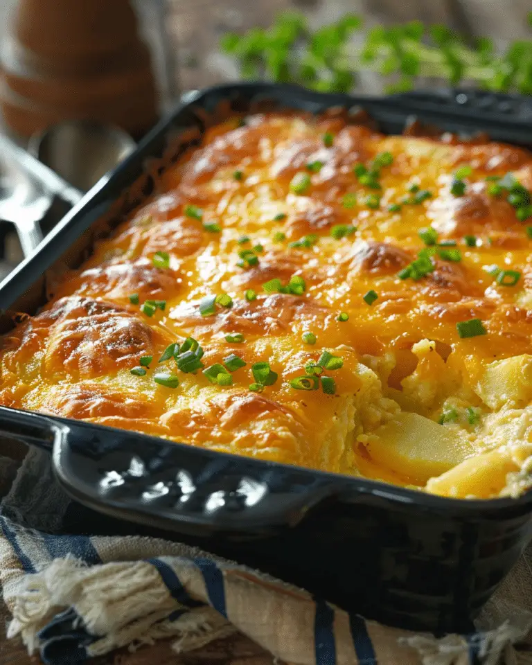 Cheesy Breakfast Potato Casserole