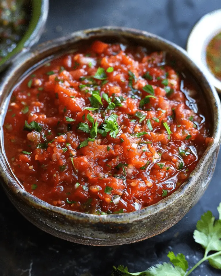 Mexican Salsa Roja