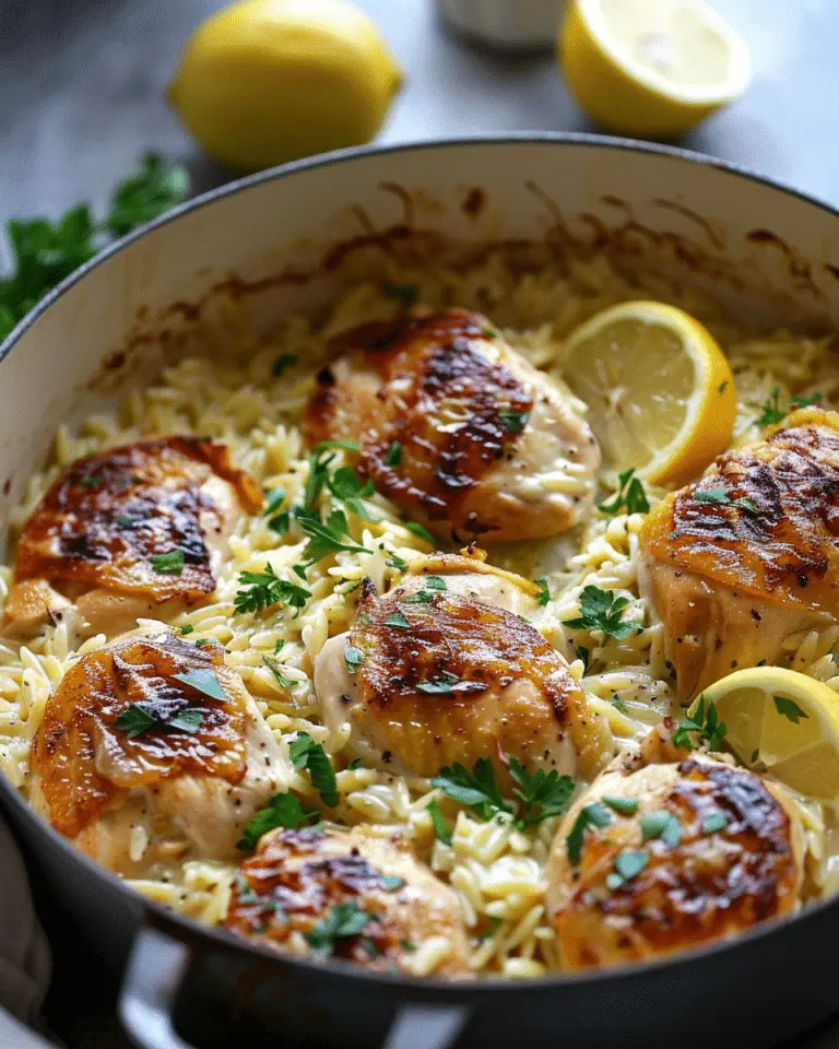 Creamy Lemon Chicken Orzo