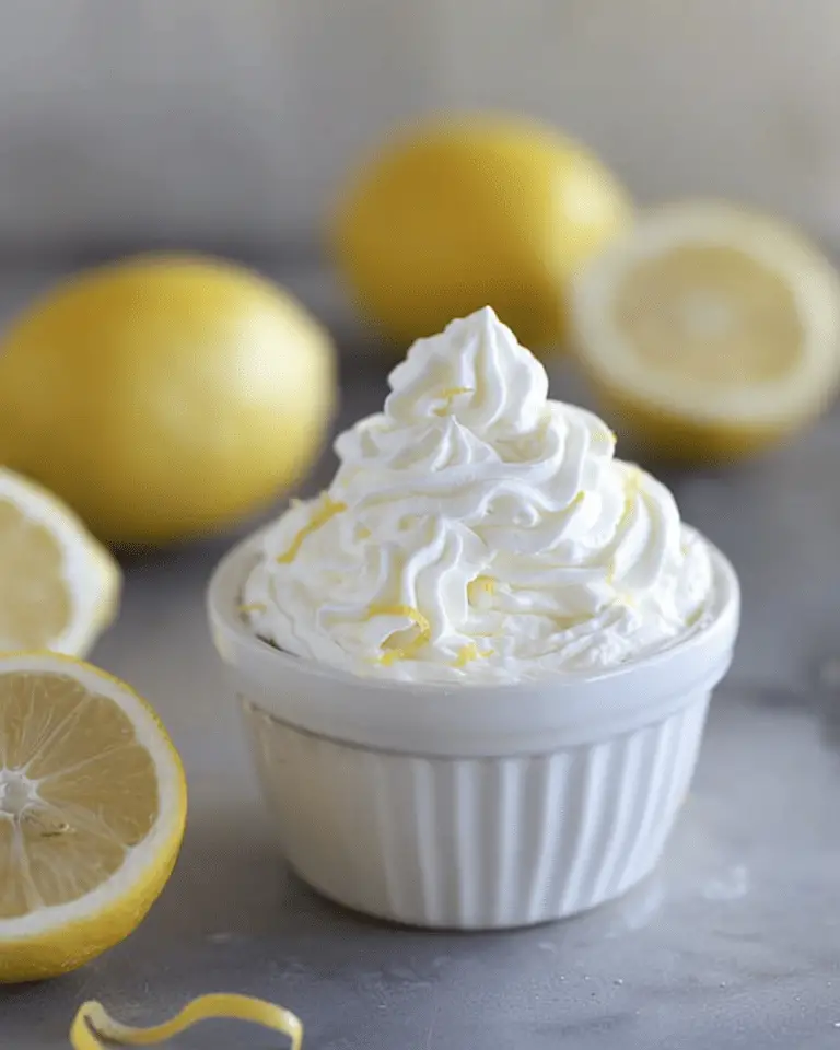 Lemon Whipped Greek Yogurt