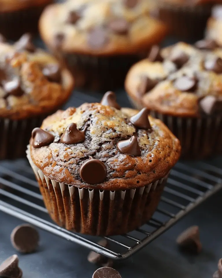Dairy-Free Banana Chocolate Chip Muffins