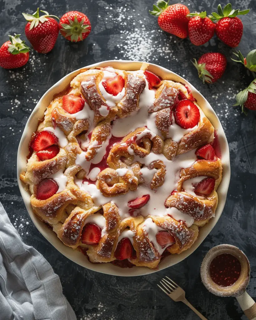 Strawberry Cinnamon Rolls