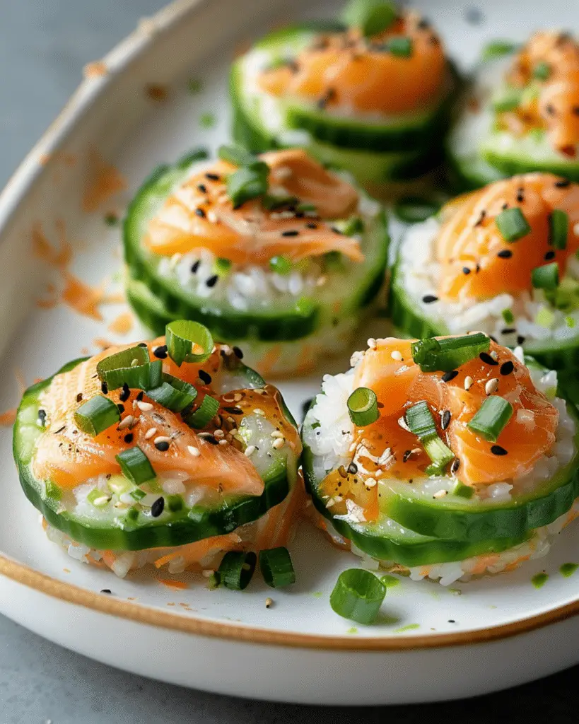 Salmon Sushi Cups