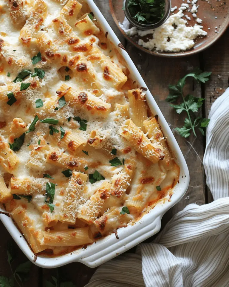 Baked Rigatoni with Ricotta