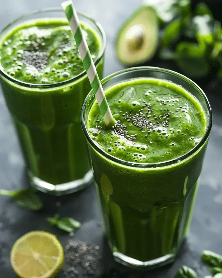 The Best Green Detox Smoothie