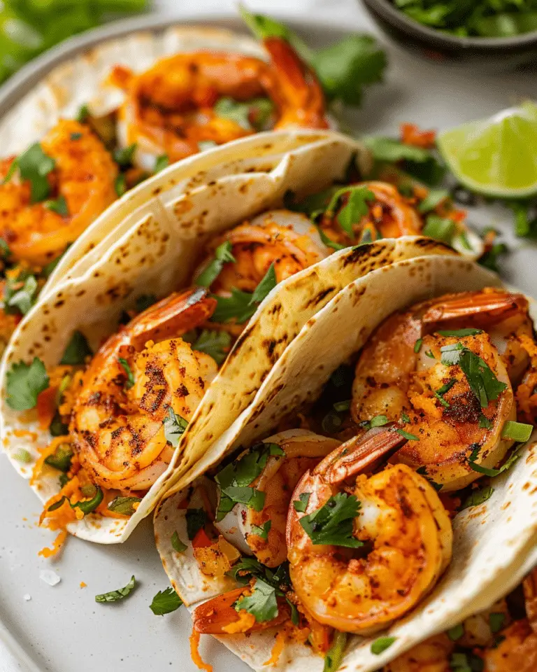 20 Minute Air Fryer Shrimp Tacos