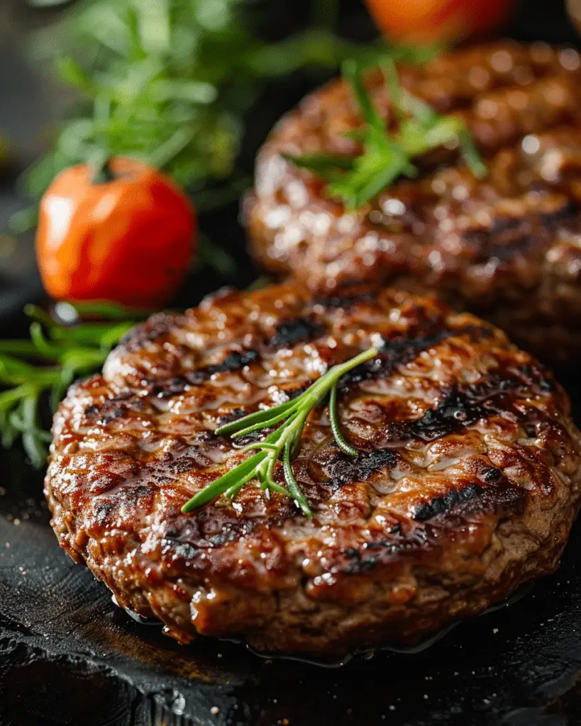 George Foreman Grill Burgers