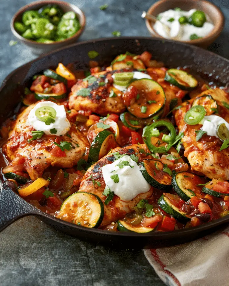 Tex Mex Chicken and Zucchini