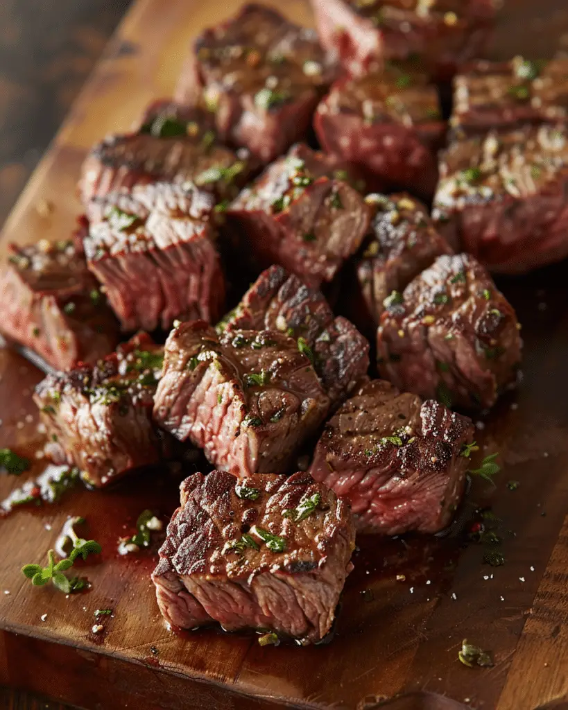 Garlic Butter Steak Bites Recipe