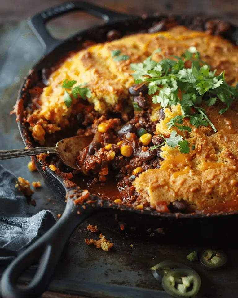 Cornbread Chili Skillet