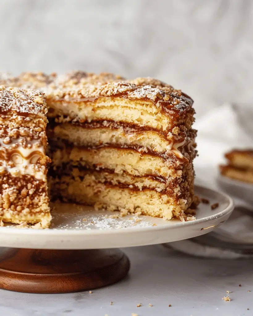 Easy Churro Cake