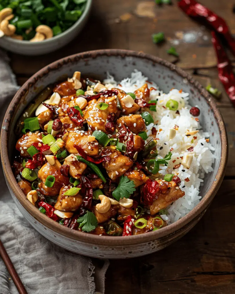 Kung Pao Chicken Bowls