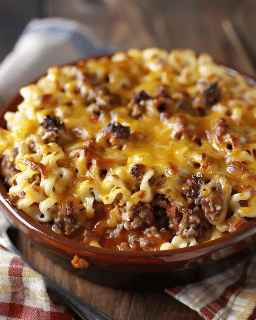 Old-Fashioned Hamburger Casserole