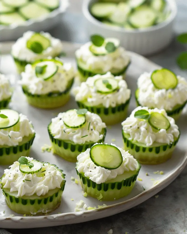 Cucumber Cream Cheese Bites