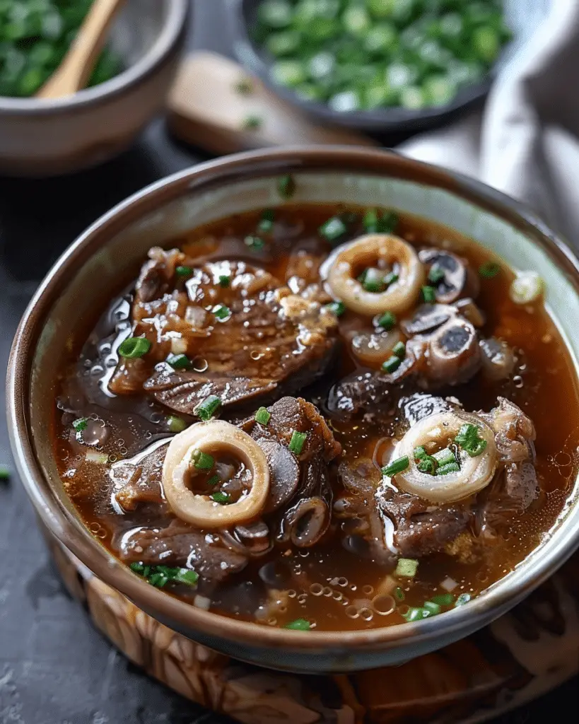Asian Oxtail Soup