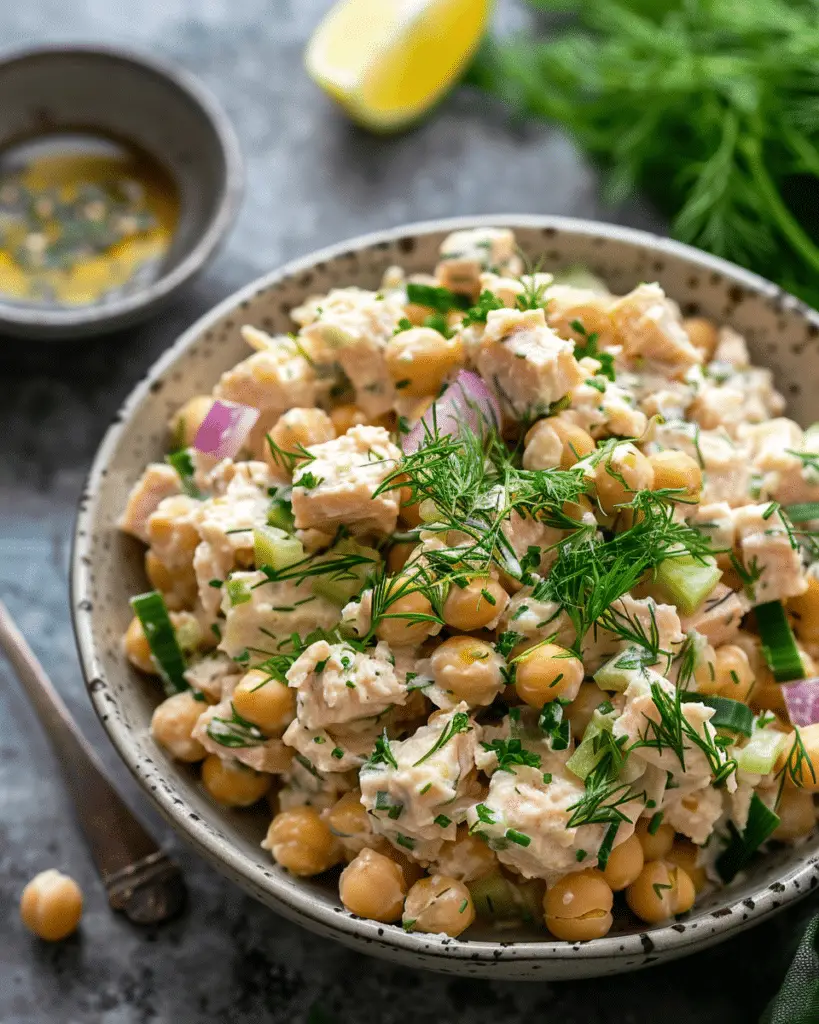 Chickpea Tuna Salad