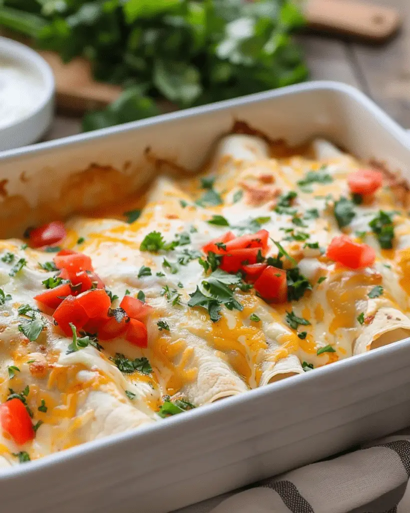 Creamy Queso Chicken Enchiladas for Effortless Family Dinners Recipe