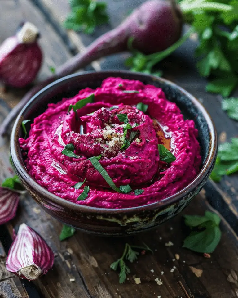 The Best Healthy Beet Hummus Recipe