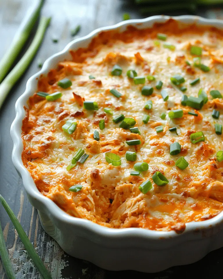 Buffalo Chicken Cheese Bake