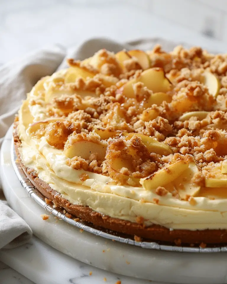 Apple Crumble Cheesecake Recipe