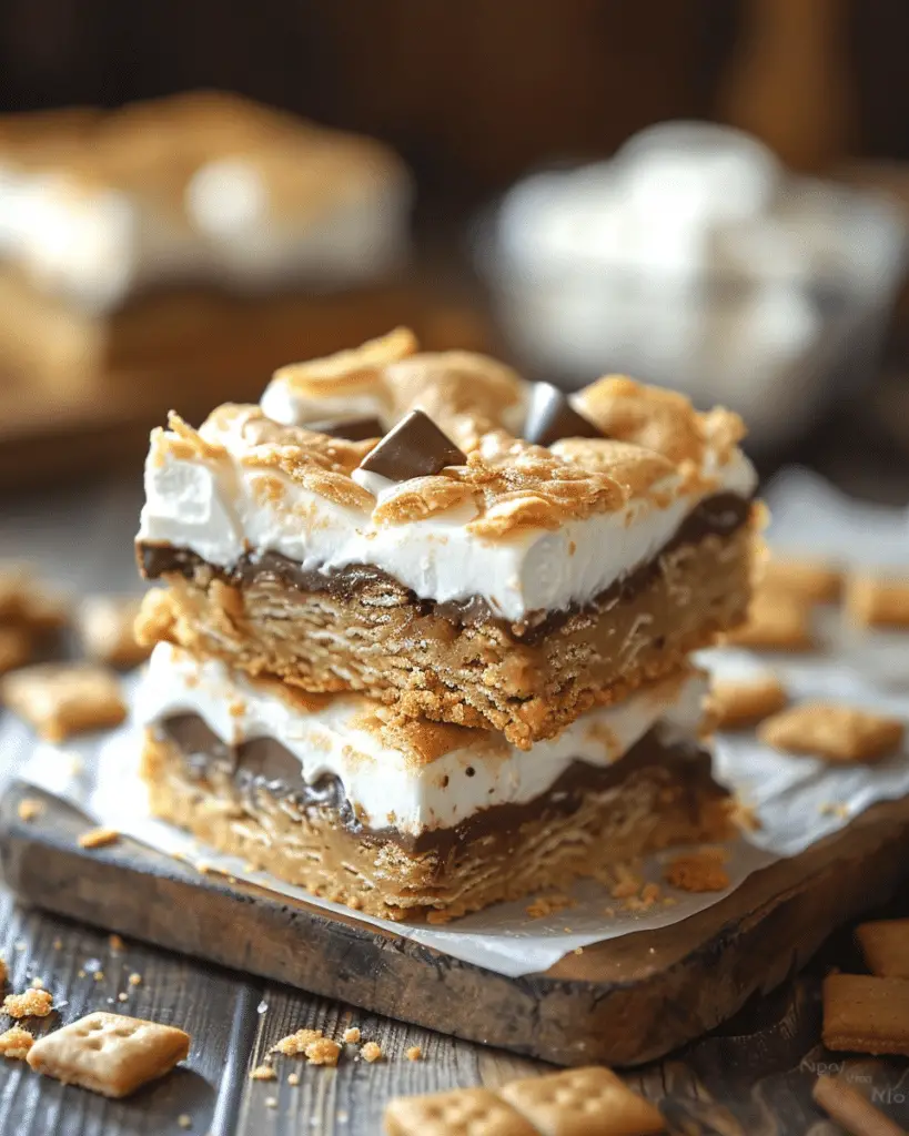 S’mores Cookie Bars