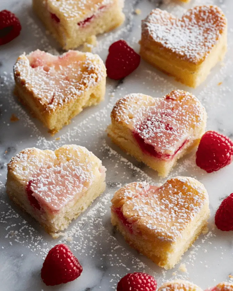 Mini Swedish Gooey Cake Hearts