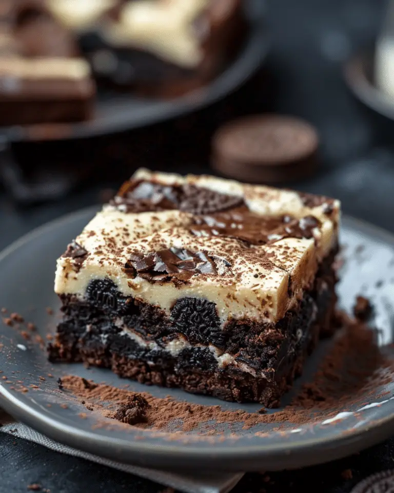 Oreo Cheesecake Brownie